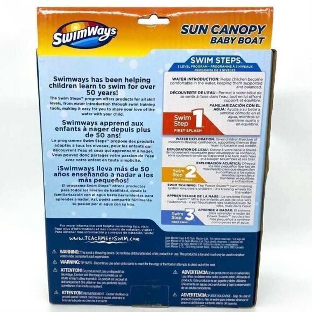 Sun Canopy Baby Boat Inflatable Float NEW - Picture 7 of 10